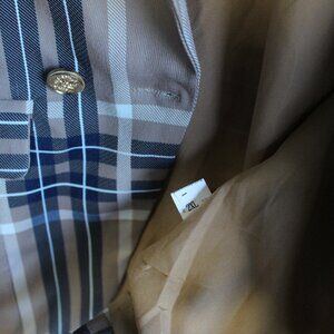 Shein - Tan & black double breasted blazer